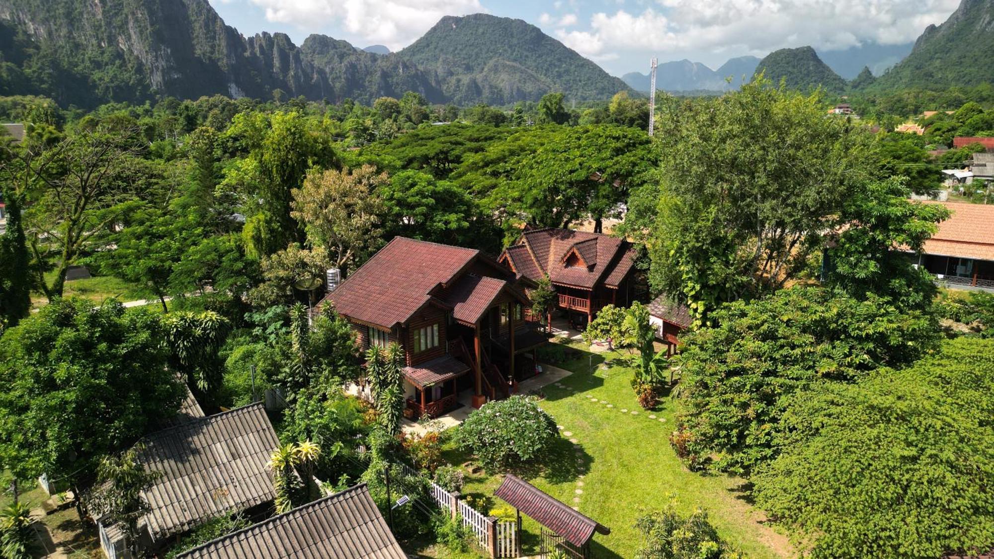Namsong Bridge Bungalows Vang Vieng Zewnętrze zdjęcie